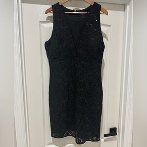 Black sparkly cocktail dress